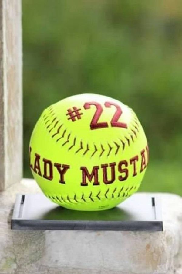 Alternate image for Personalized Softball  - Embroidered Custom Names and Number