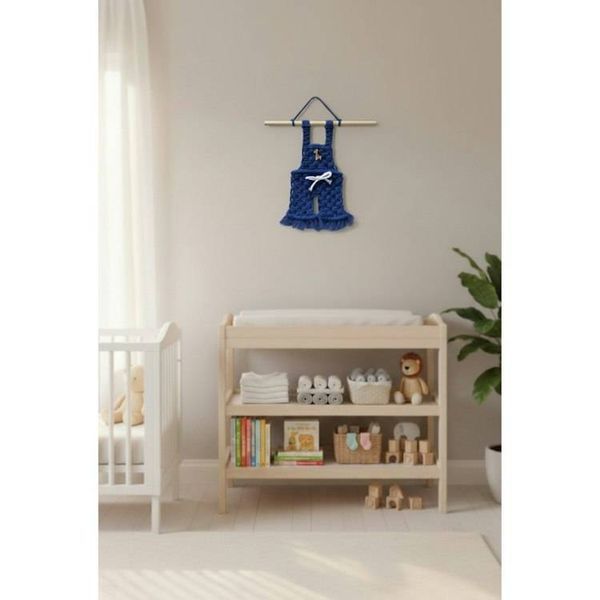 Alternate image for Handmade Macrame Jumper Wall Hanging - Boys Boho Nursery Decor.