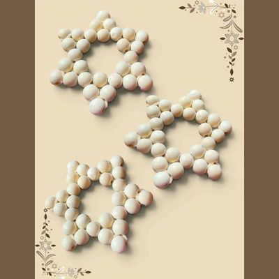 Alternate image for Handmade Wooden Star of David, Jewish Home Blessing Decor, Rustic Faith Symbol