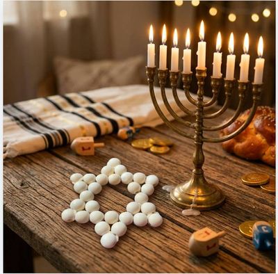 Alternate image for Handmade Wooden Star of David, Jewish Home Blessing Decor, Rustic Faith Symbol