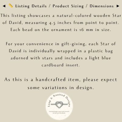Alternate image for Handmade Wooden Star of David, Jewish Home Blessing Decor, Rustic Faith Symbol