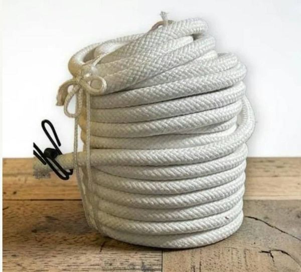 Alternate image for Coiled Rope Basket, Boho Entryway Organizer, Recycled Cotton Cord, Decorative Storage Catch All