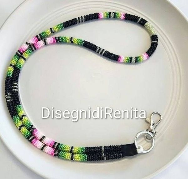 Image for Handmade Beaded Lanyard