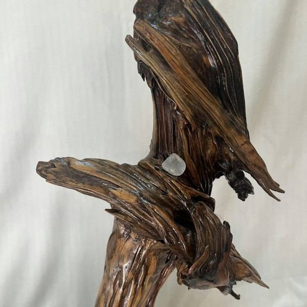 Alternate image for Medicine Wind Hand-Shaped Nature Art From a Vintage Tree Root