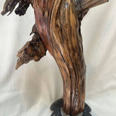 Alternate image for Medicine Wind Hand-Shaped Nature Art From a Vintage Tree Root