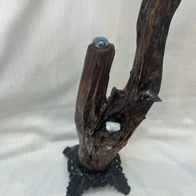 Alternate image for Night Sky Hand-Shaped Nature Art From a Vintage Tree Root