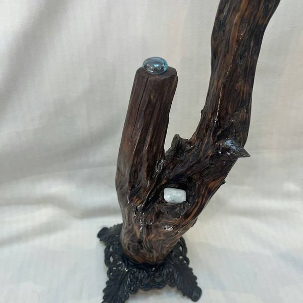 Alternate image for Night Sky Hand-Shaped Nature Art From a Vintage Tree Root