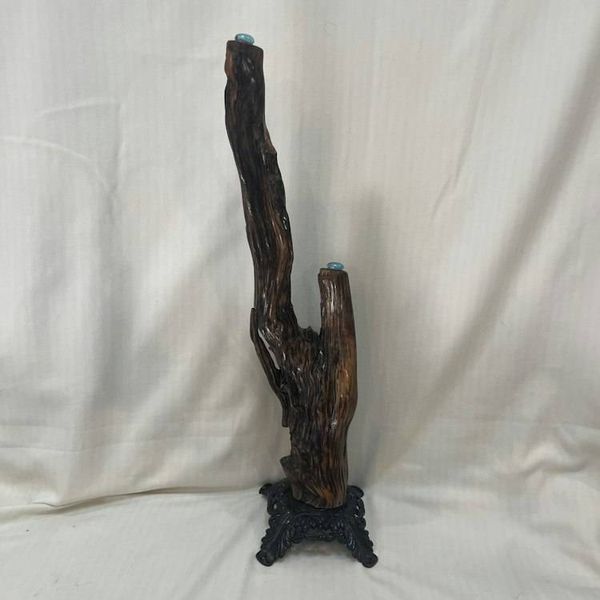 Alternate image for Night Sky Hand-Shaped Nature Art From a Vintage Tree Root