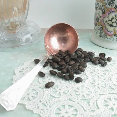 Alternate image for Copper & Silver Coffee Measuring Scoop