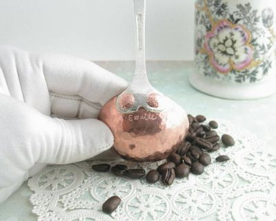 Alternate image for Copper & Silver Coffee Measuring Scoop