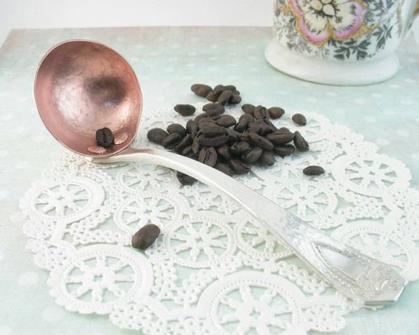 Alternate image for Copper & Silver Coffee Measuring Scoop