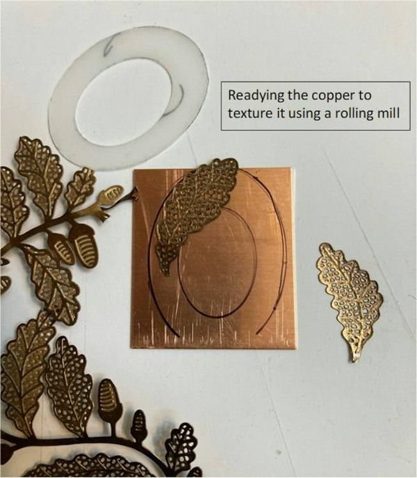 Alternate image for Black Enamel Hoop & Tree Dangle Earrings