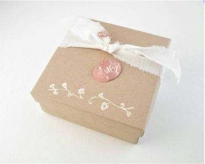 Alternate image for Wolves in Snow Abstract Copper Enamel Earrings